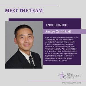 Meet our board certified endodontist